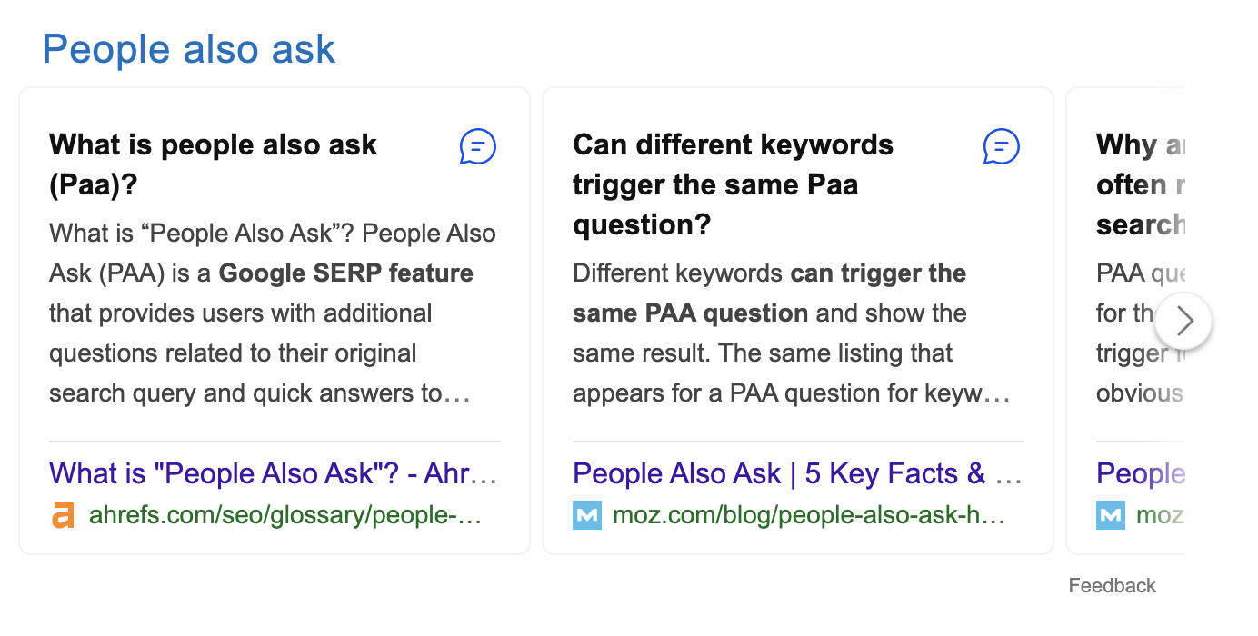 PAA Box - Bing Search