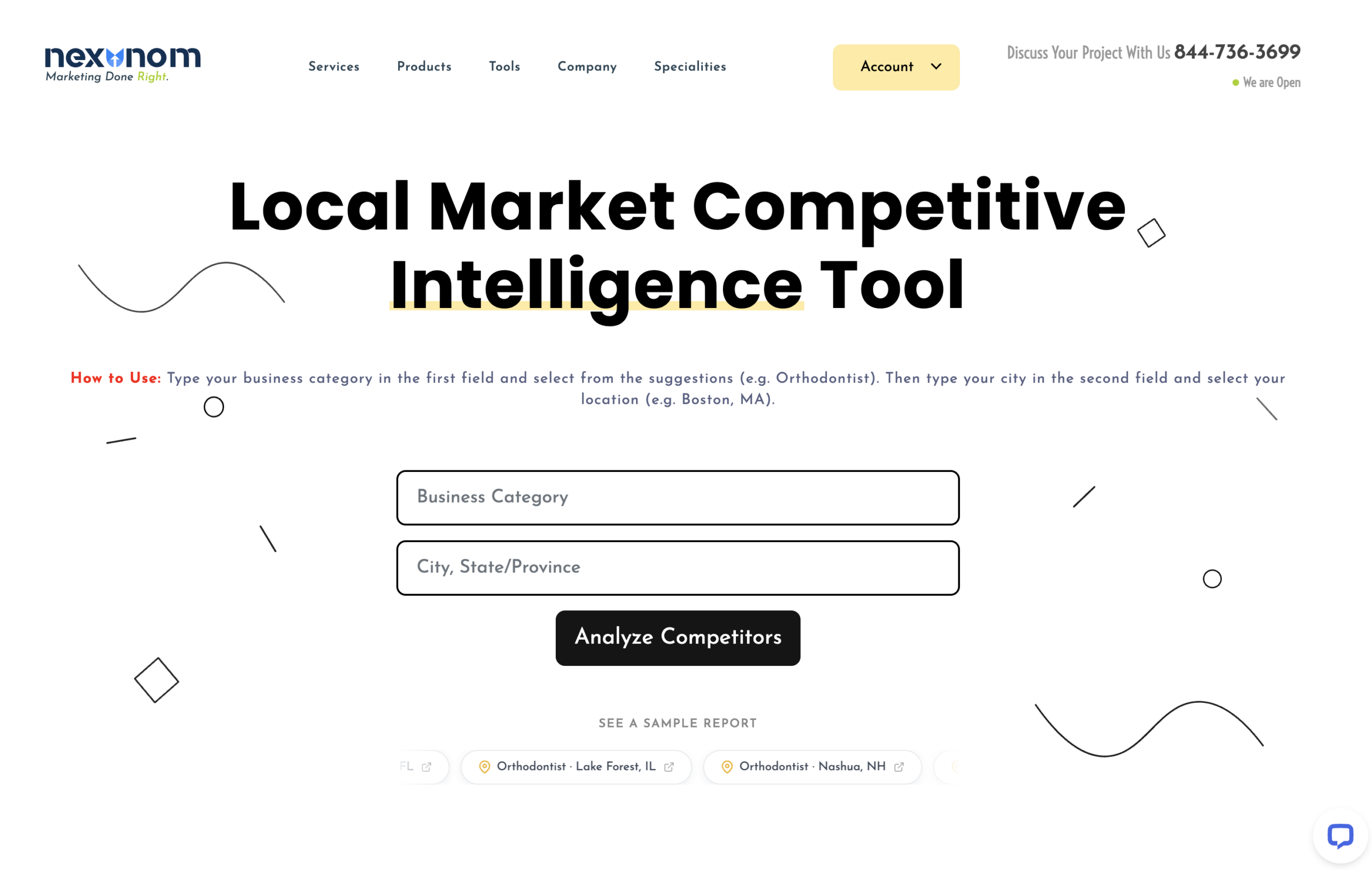 Home 14 Nexunom Local Competitor Research Tool